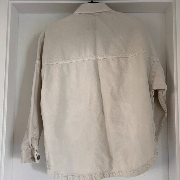 Zara ecru denim shirt - Picture 7 of 8